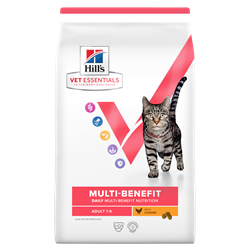 Hill's VET ESSENTIALS MULTI-BENEFIT Adult tørfoder til katte med kylling 6,5 kg. 